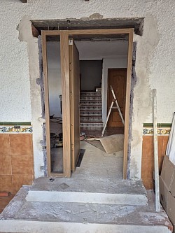 Cambio puerta entrada