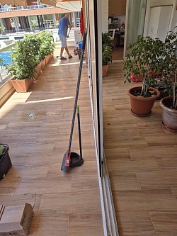 Alicatado suelo terraza
